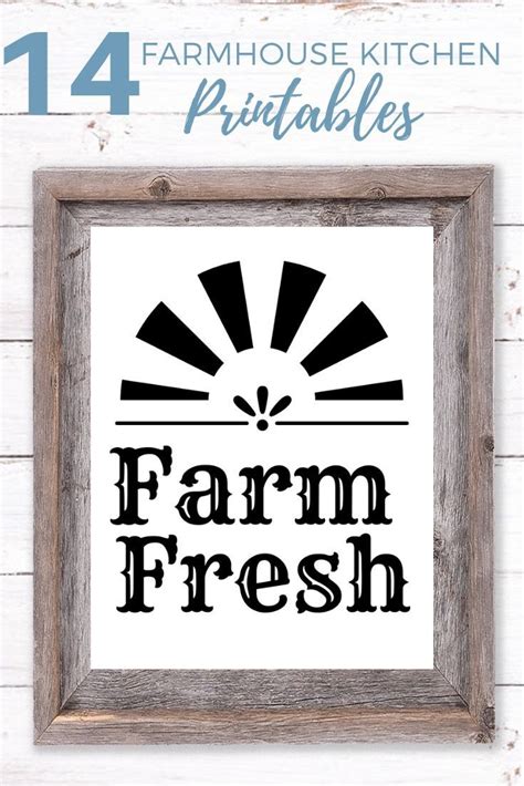 Free Printable Farmhouse Kitchen Signs | Lazuema