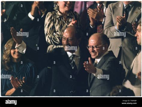 Anwar Sadat And Menachem Begin At The Us Capitol For Jimmy Carters