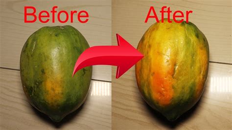 How To Ripen Papaya At Home Youtube