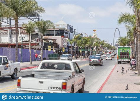 Architecture of the Border Mexican City. Tijuana, Mexico, 2016-05-04 Editorial Image - Image of ...