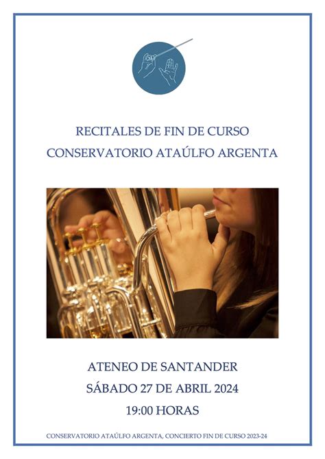 Recital de fin de curso del Conservatorio Ataúlfo Argenta Santander