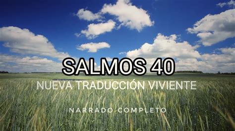 SALMOS 40 narrado completo NTV Réflex con Vicente Arcila López