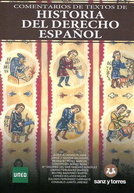 Libro Comentarios de texto de historia del Derecho español