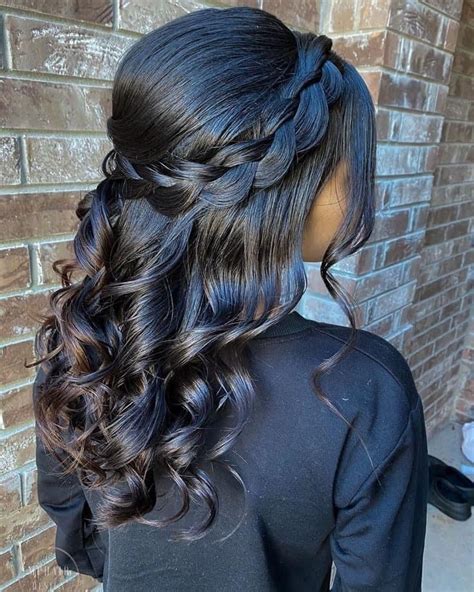 Pin By Blueberryapple On Hair Quince Hairstyles Quincenera