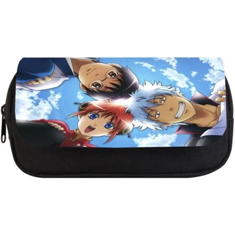 Trousse Scolaire Anime Gintama Crayons De Grande Capacit Sac Crayons