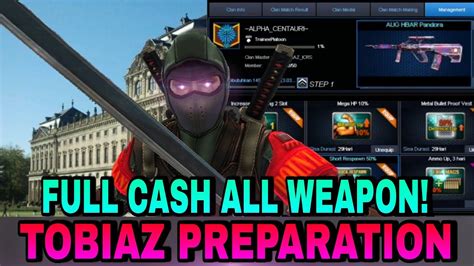 FULL CASH ALL WEAPON POINT BLANK BEYOND LIMIT TOBIAZ ICARUS