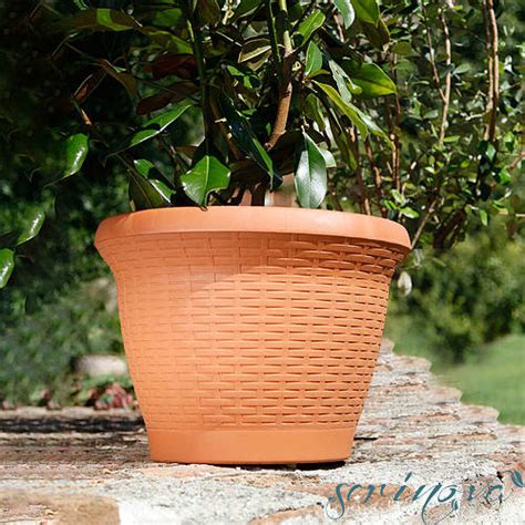 Горшок для цветов Wire 42 л терракотовый Serinova, цена 1366 грн — Prom ...