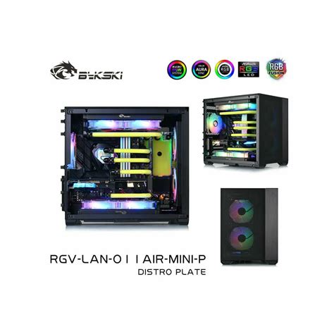 Bykski Lian Li Dynamic O11 Air Mini Distro Plate RGV LAN O11AIR MIN