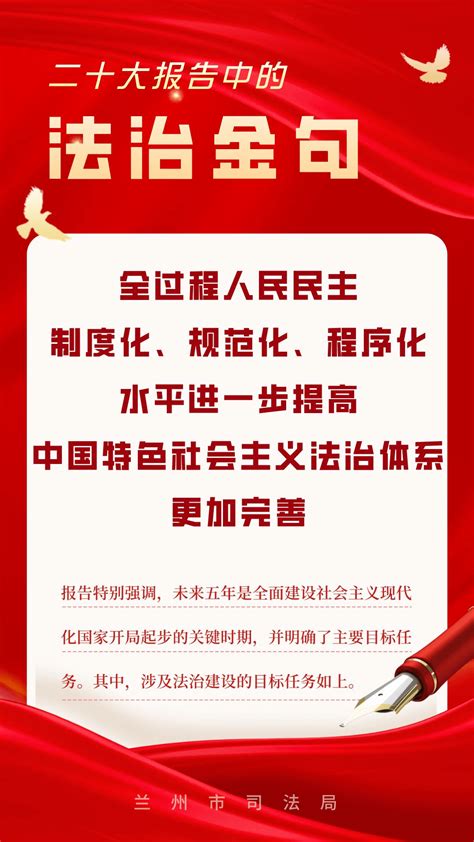 【聚焦二十大】二十大报告中的法治金句，一起学习！②习近平岳月伟新华社