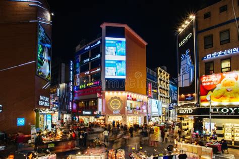 Myeong Dong District In Seoul South Korea Editorial Photography Image