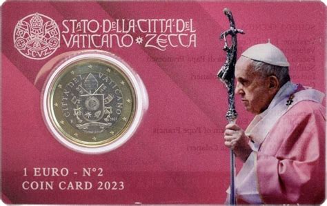 Cfn Vaticano Vatican Coin Card Da Euro N Anno Ultime