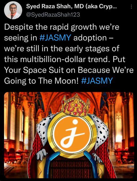 Going To The Moon $JASMY : r/JasmyToken