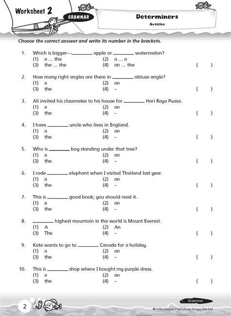 P4 New English Grammar & Vocab Worksheet - Worksheets Library