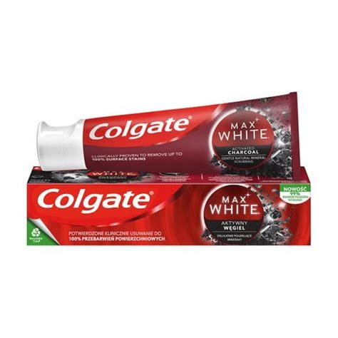 Зубная паста Colgate Max White Activated Charcoal, 75 мл - купить на ...