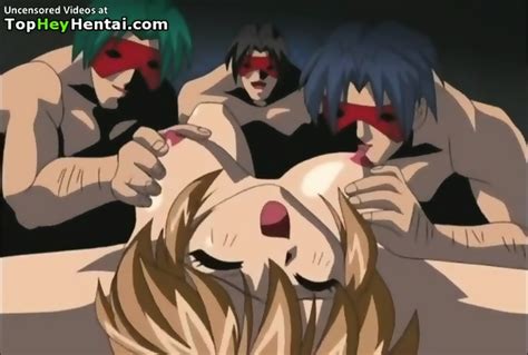 Hentai Cute Maid Fucked In Rough Group Sex