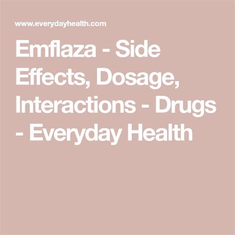 Emflaza - Side Effects, Interactions, Uses, Dosage, Warnings | Drugs ...