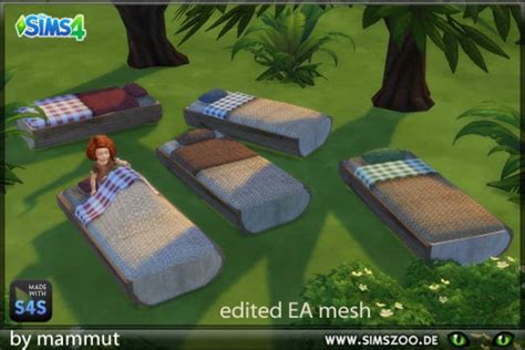 Blackys Sims 4 Zoo Forest Wich Tel Bed By Mammut • Sims 4 Downloads