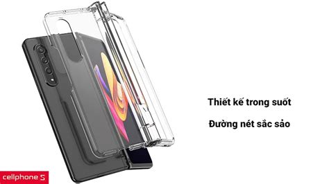 Ốp Lưng Samsung Galaxy Z Fold 4 Araree Nukin P Clear Giá Rẻ