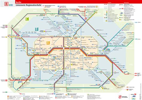 Liniennetz Berlin S Bahn Karte