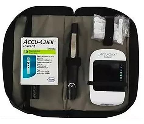 Comprar Glucometro Accu Chek Instant 10 Tiras Y 10 Lancetas