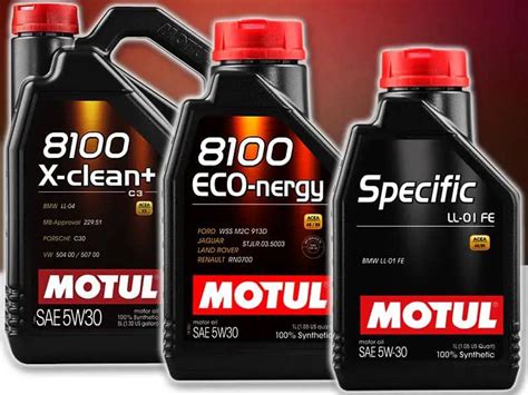 Motul 8100 (X Clean & Eco-nergy) vs Motul Specific LL 01 FE | CMO