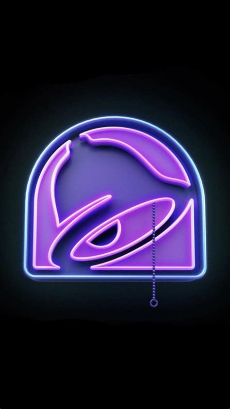 Taco Bell Purple Background