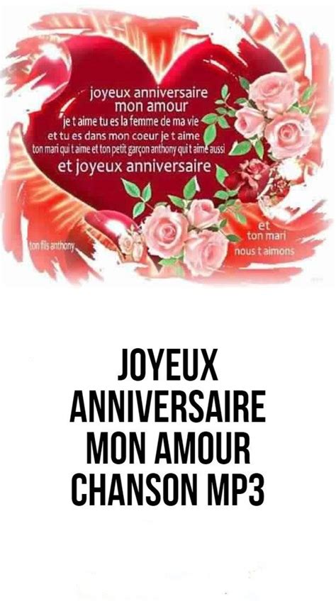 Joyeux Anniversaire Mon Amour Chanson Mp3 Artofit