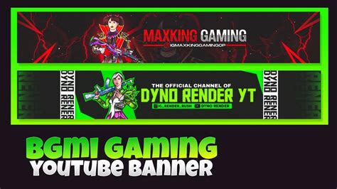 How To Make Bgmi Youtube Banner How To Make Gaming Youtube Banner