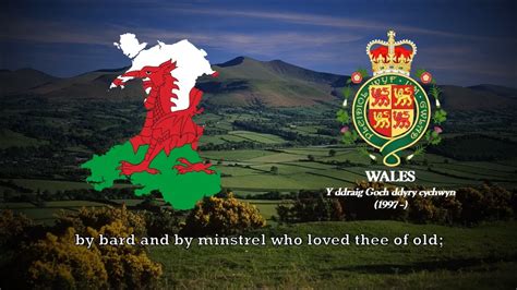 Land Of My Fathers Hen Wlad Fy Nhadau English Version Of The Anthem