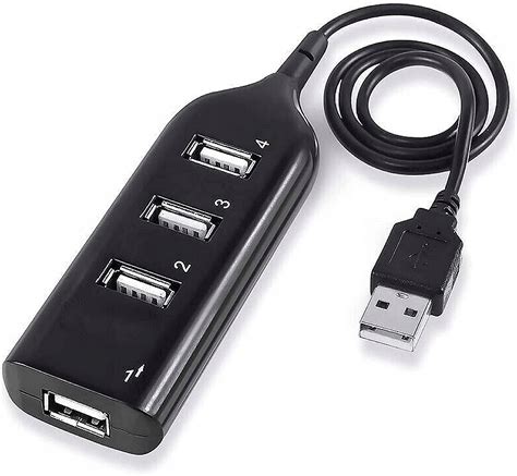 HUB USB ROZDZIELACZ NA 4 PORTY ROZGAŁĘŹNIK USB 2 0 Sklep Opinie