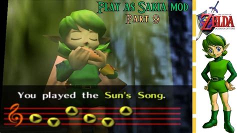 Legend Of Zelda Ocarina Of Time Play As Saria Mod Part 9 Youtube