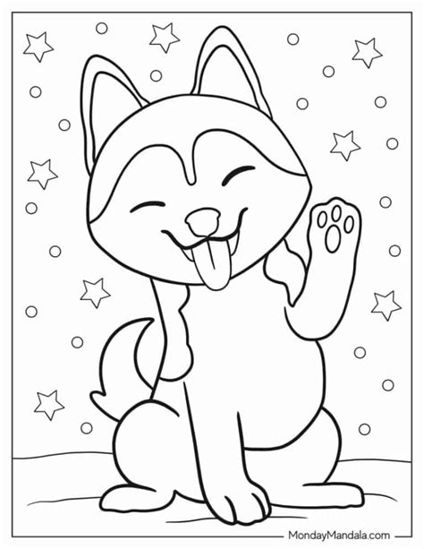 20 Husky Coloring Pages (Free PDF Printables)