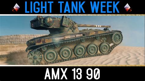 World Of Tanks 11 Eng New Light Tanks Amx 13 90 Youtube