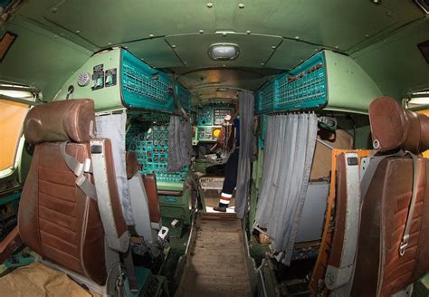 Inside the cockpit of the TU-95MS nuclear strategic bomber; Thank you ...