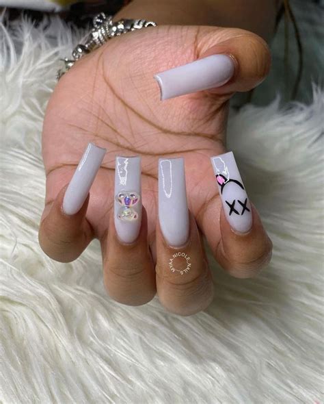 Naildesignidea Linktree In Long Square Acrylic Nails Acrylic