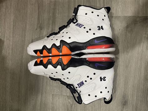 Size 10 Nike Air Max 2 CB94 CHARLES BARKLEY SUNS WHITE PURPLE ORANGE