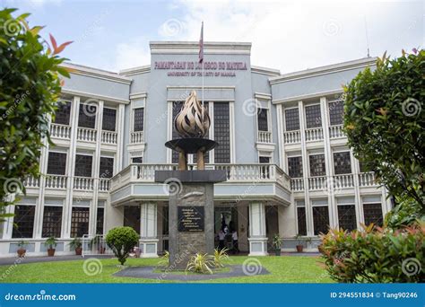 University of the City of Manila at Intramuros Walled City in Manila Editorial Stock Image ...