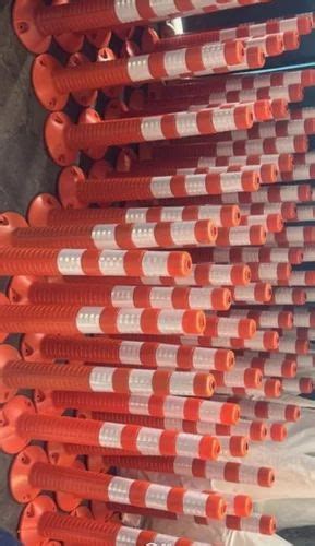 Orange Polyurethane Safety Spring Post At Rs Piece In New Delhi