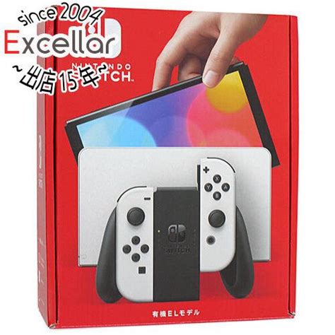 【中古】任天堂 Nintendo Switch 有機elモデル Heg S Kaaaa ホワイト Joy Conなし 元箱あり [管理