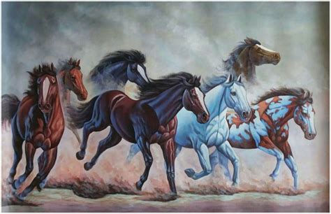 8 Horses Painting Feng Shui - Best Painting Collection