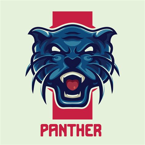 Panther Mascot Logo Template 10484112 Vector Art at Vecteezy