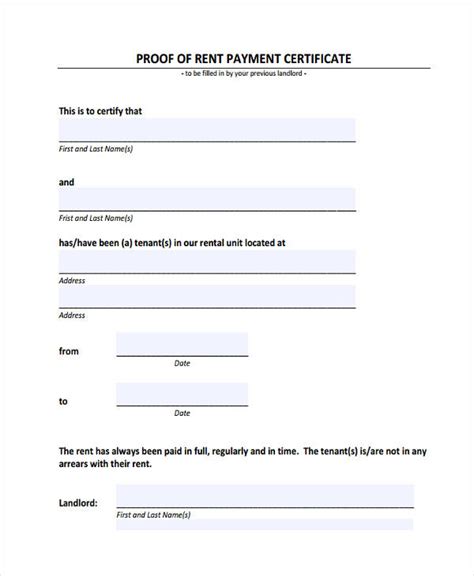 Certificate Of Payment Template Templates Example Templates