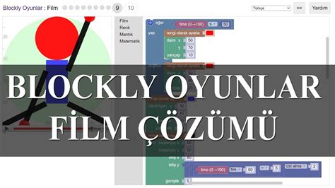 Blockly Games Film Çözümü Blockly Oyunlar Çocuklar için Kodlama