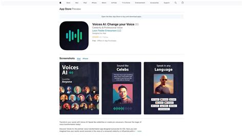 Voices AI Transforma tu voz con tecnología avanzada de IA Creati ai