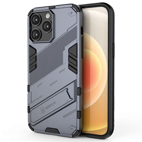 IPhone 14 Pro Hard PC Soft TPU Deksel Mørkeblå Kjøp her