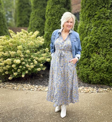 Styling A Floral Maxi Dress With Ankle Boots From Kohl S