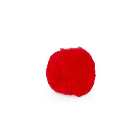 2 Inch Red Craft Pom Poms