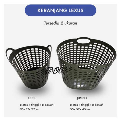 Jual KERANJANG SERBAGUNA BESAR PLASTIK LAUNDRY SAYUR TERMURAH L