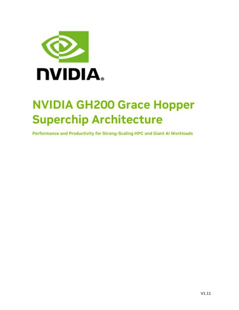 NVIDIA Grace Hopper Superchip Architecture In-Depth