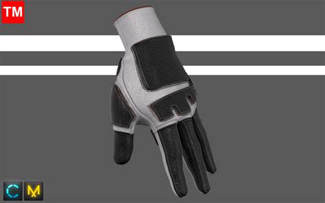 Artstation Tactical Gloves Game Assets